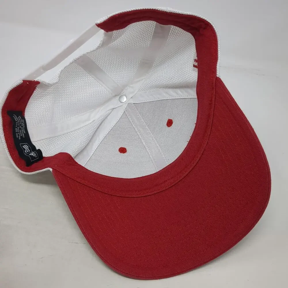 Adidas Trucker Hat Red One Size Boise Timbers Soccer Club Axe Patch Mesh Back